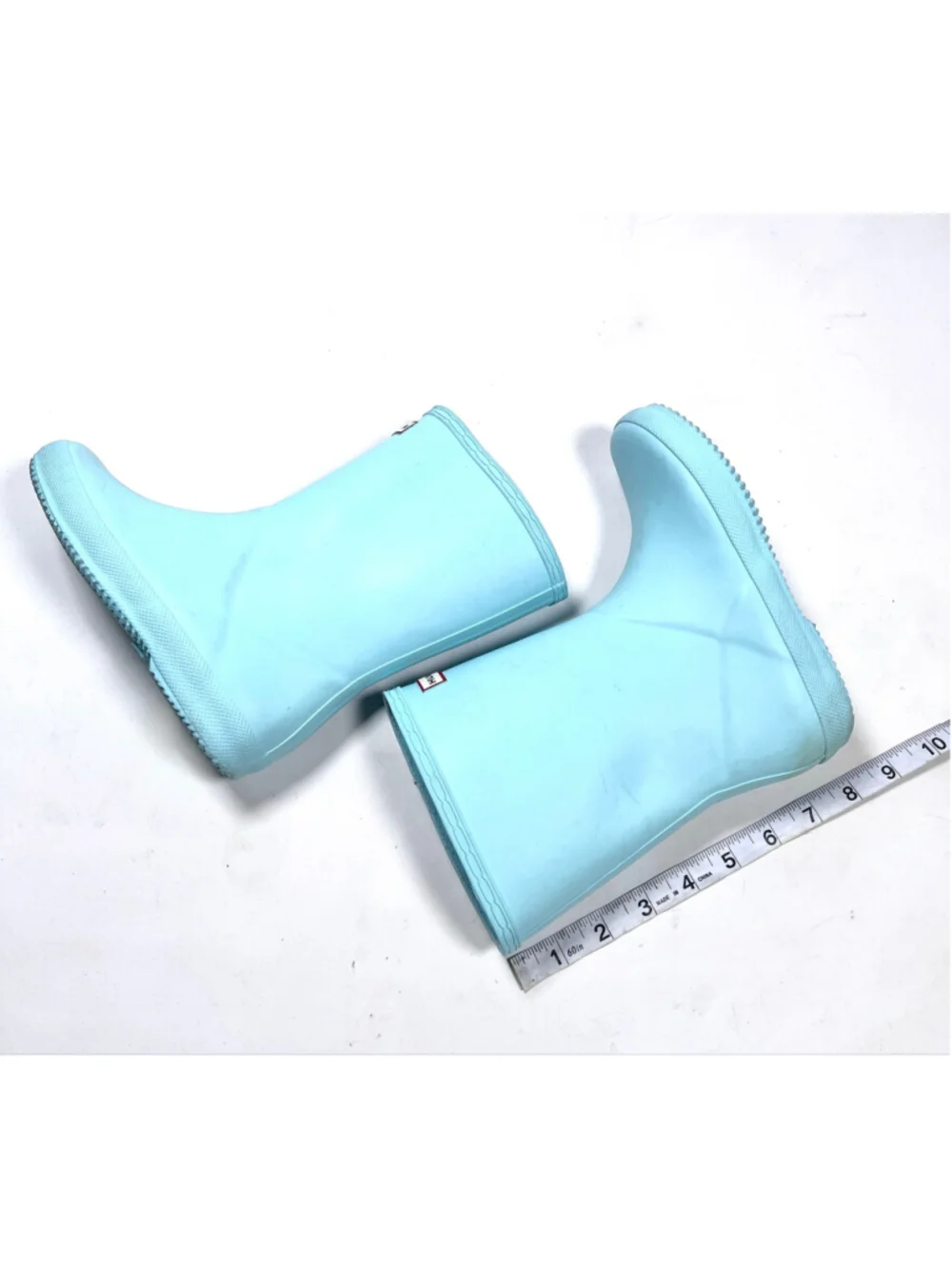 Hunter Girls Rain Boots UK 13 Little Girl Turquoise Blue US 1